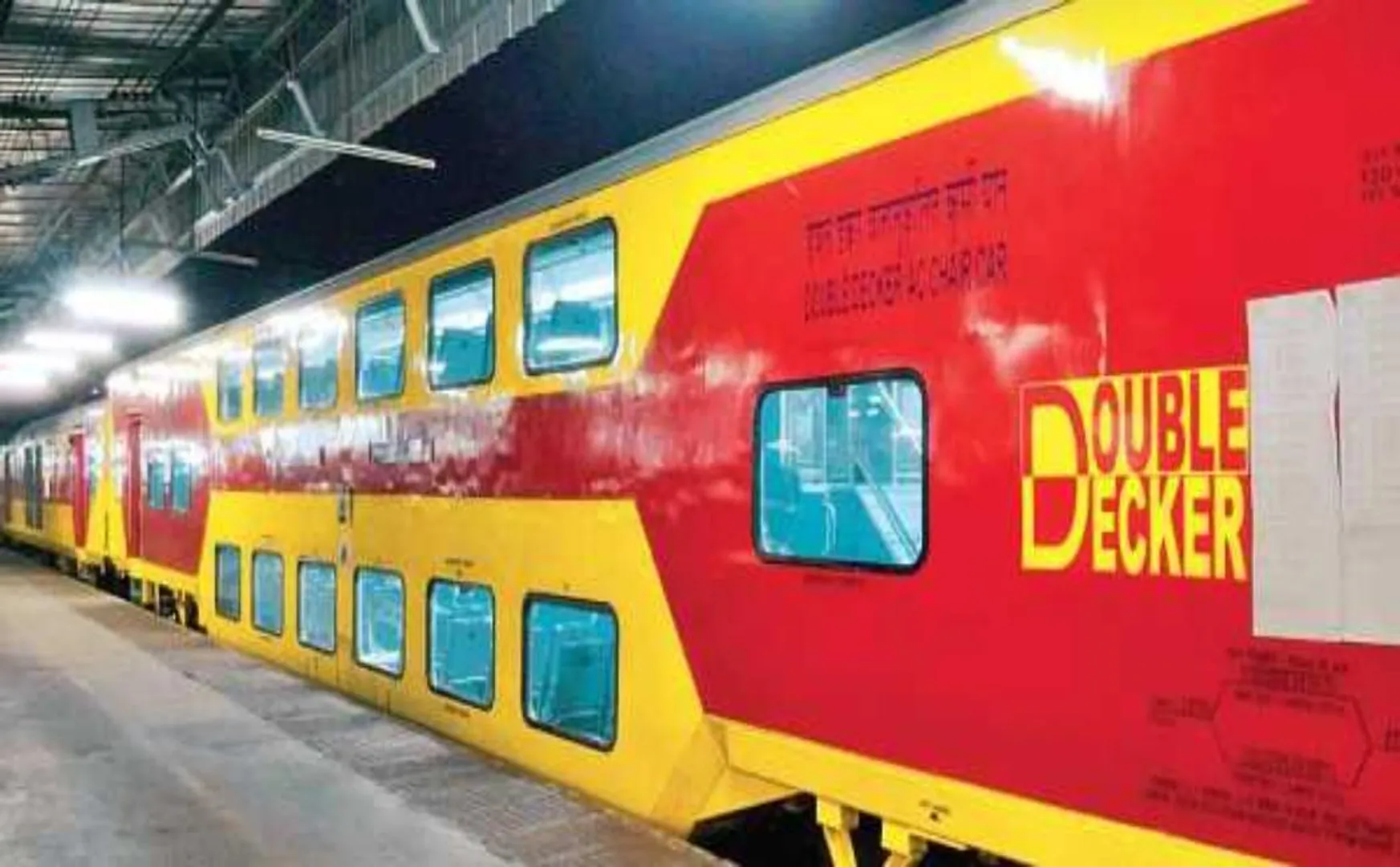 chennai to bangalore double decker train 
